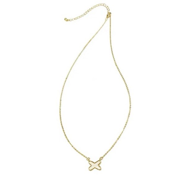 ❣️$25/3❣️ Little X Mother of Pearl Pendant Necklace - Picture 8 of 11